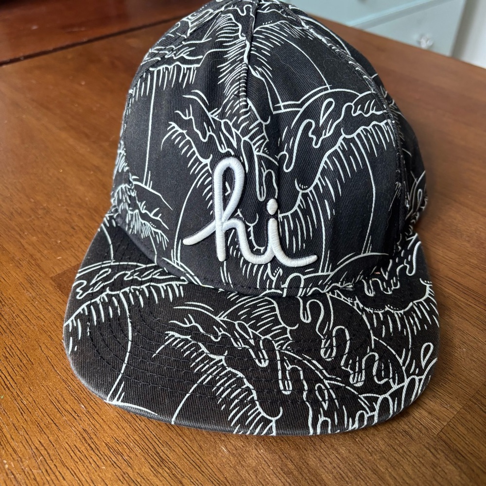 "hi" HAWAII Aaron Kai for Official collab OSFA baseball cap adjustable